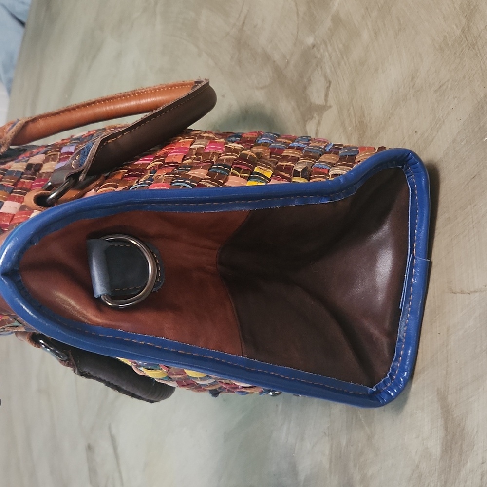 Multicolor leather purse - Picture 6 of 10